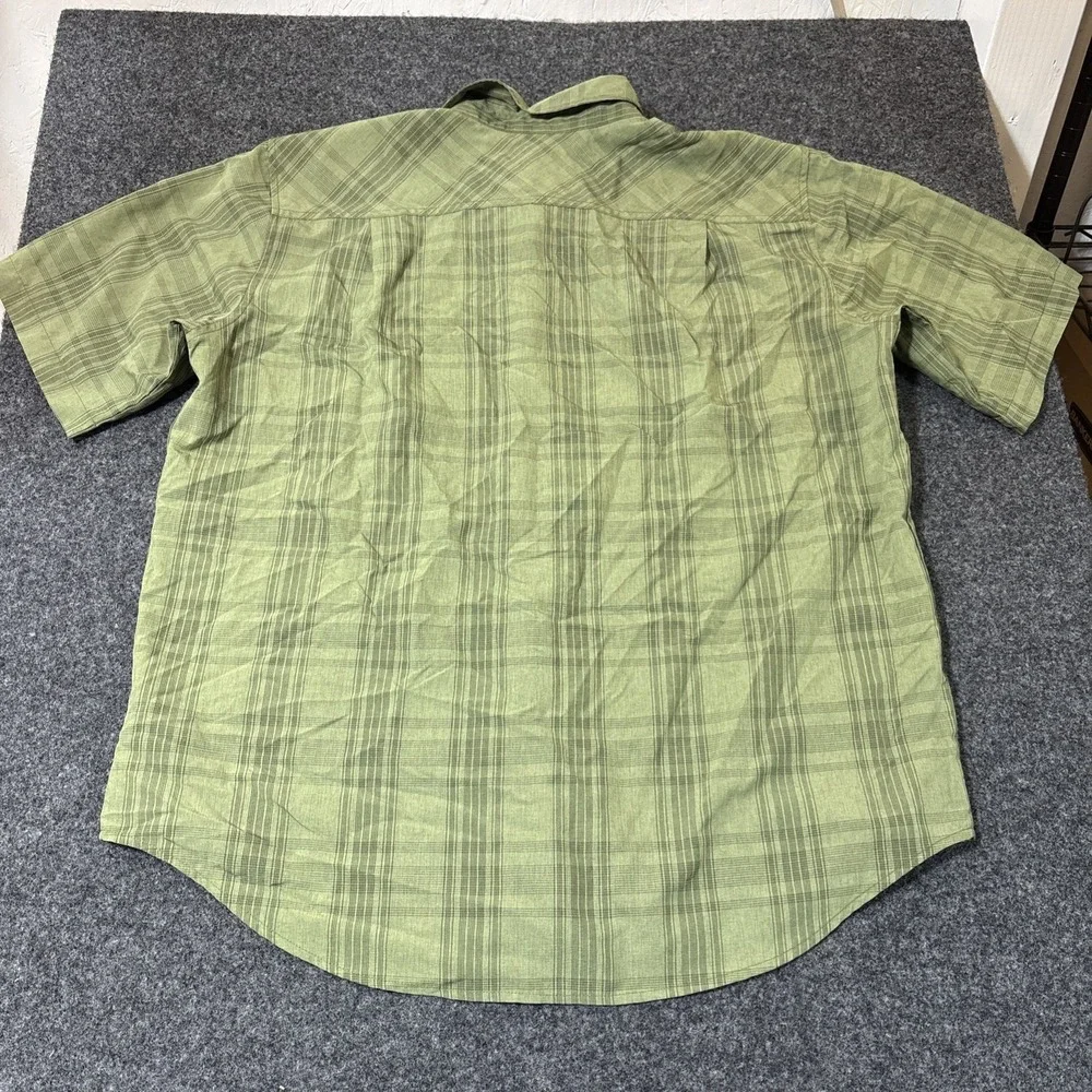 ORVIS Men's Short Sleeve‎ Tech Shirt Green  Size XL Hiking Outdoors